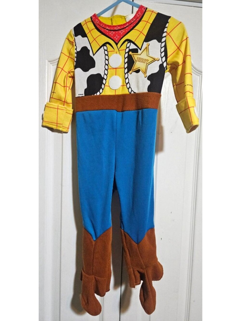 Toy Story Woody Costume Disney Baby 12-18 Month Jumpsuit Only Disguise Halloween